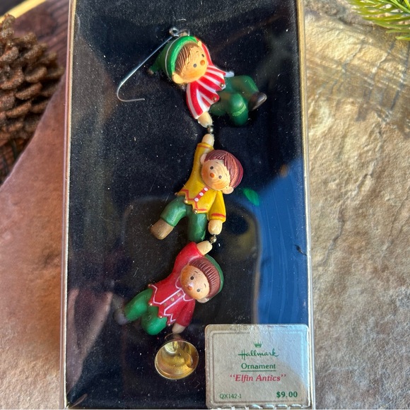 Hallmark Elfin Antics Keepsake Ornament Vintage New in Box